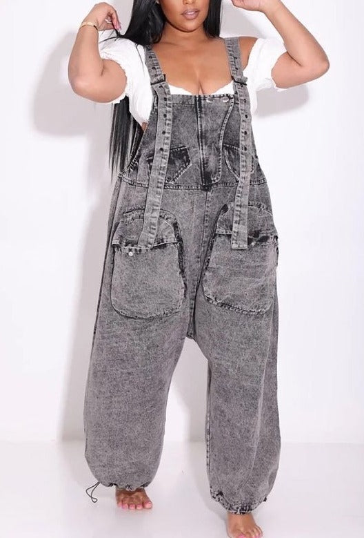 denim overalls